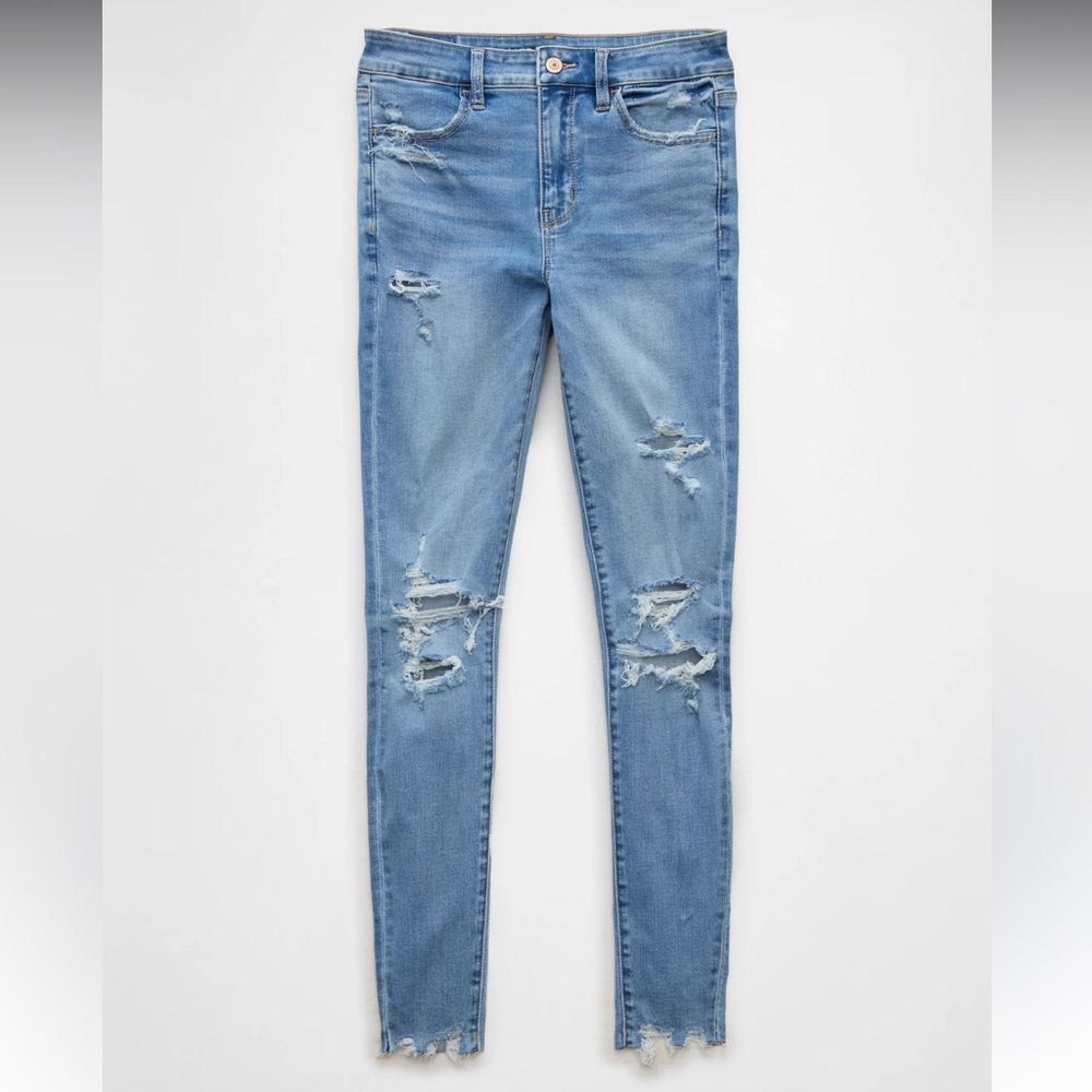 AE Next Level Ripped High-Waisted Jegging